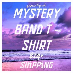 Mystery Band T-Shirt Vintage Y2k Classic Oldies Hip Hop  Punk Rock